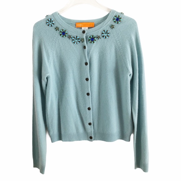 Cynthia Steffe Sweaters - Cynthia Cynthia Steffens Cashmere Beaded Cardigan